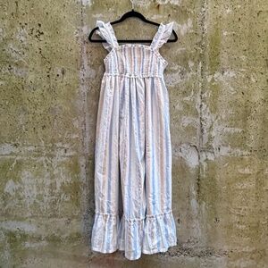 Haute Hippie Kids Style, Smocked Tiered Maxi Dress, 10-12